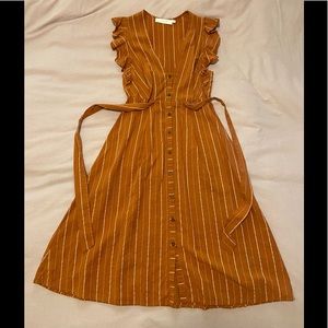 ASTR button up midi dress size small